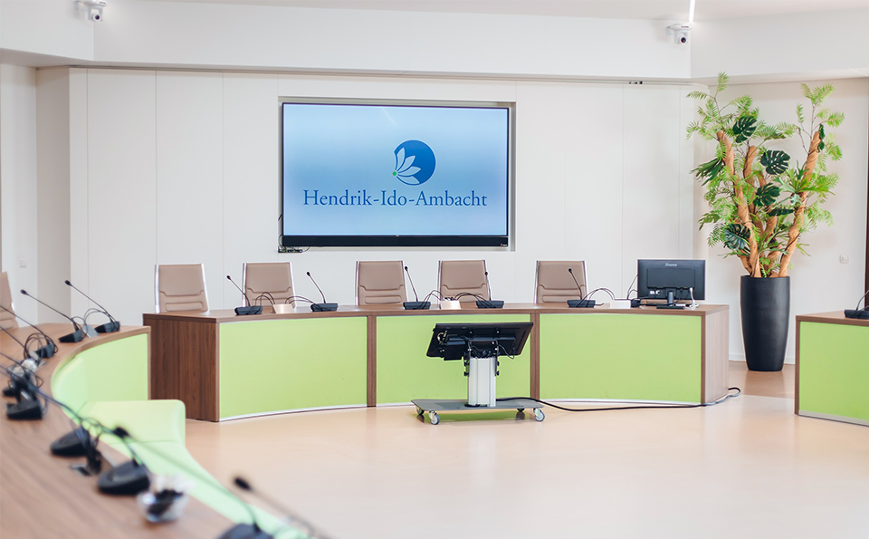 City Council Chamber in the Netherlands